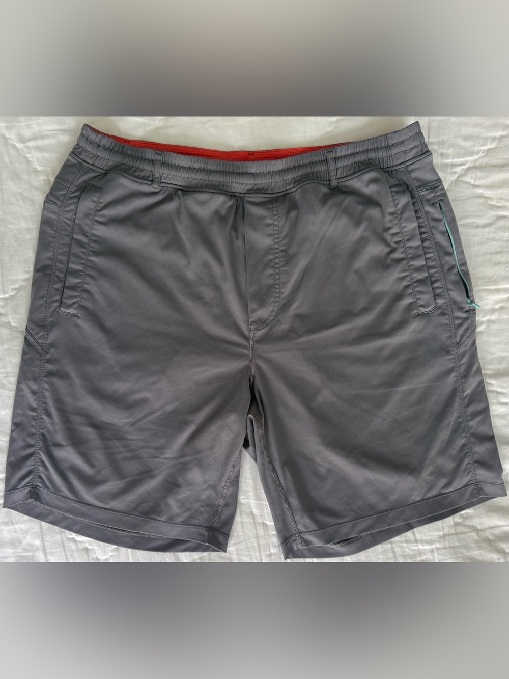 Bird Dogs Boom Shorts Mens XL Long Gray Built-In Liner Athletic Gym Golf 8.5”